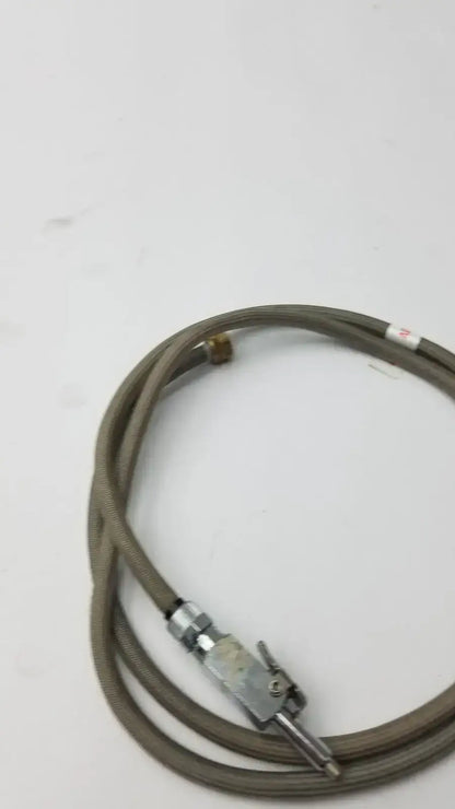 Horton Stainless Steel Braided Cable/Hose for Water or Air with Valve Dental Unit Hose, second-hand product photo 3