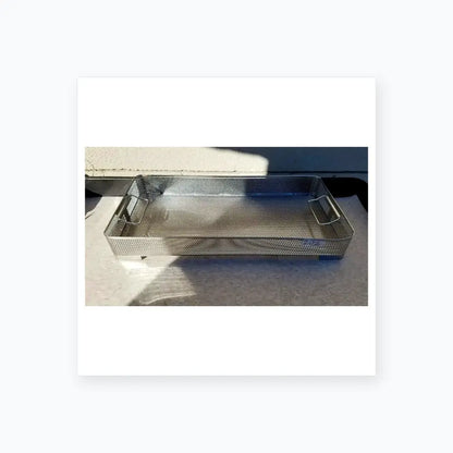 Reuse Medical Stainless Steel Instrument Sterilization Basket Tray Sterilization Trays & Cases, second-hand product photo 1