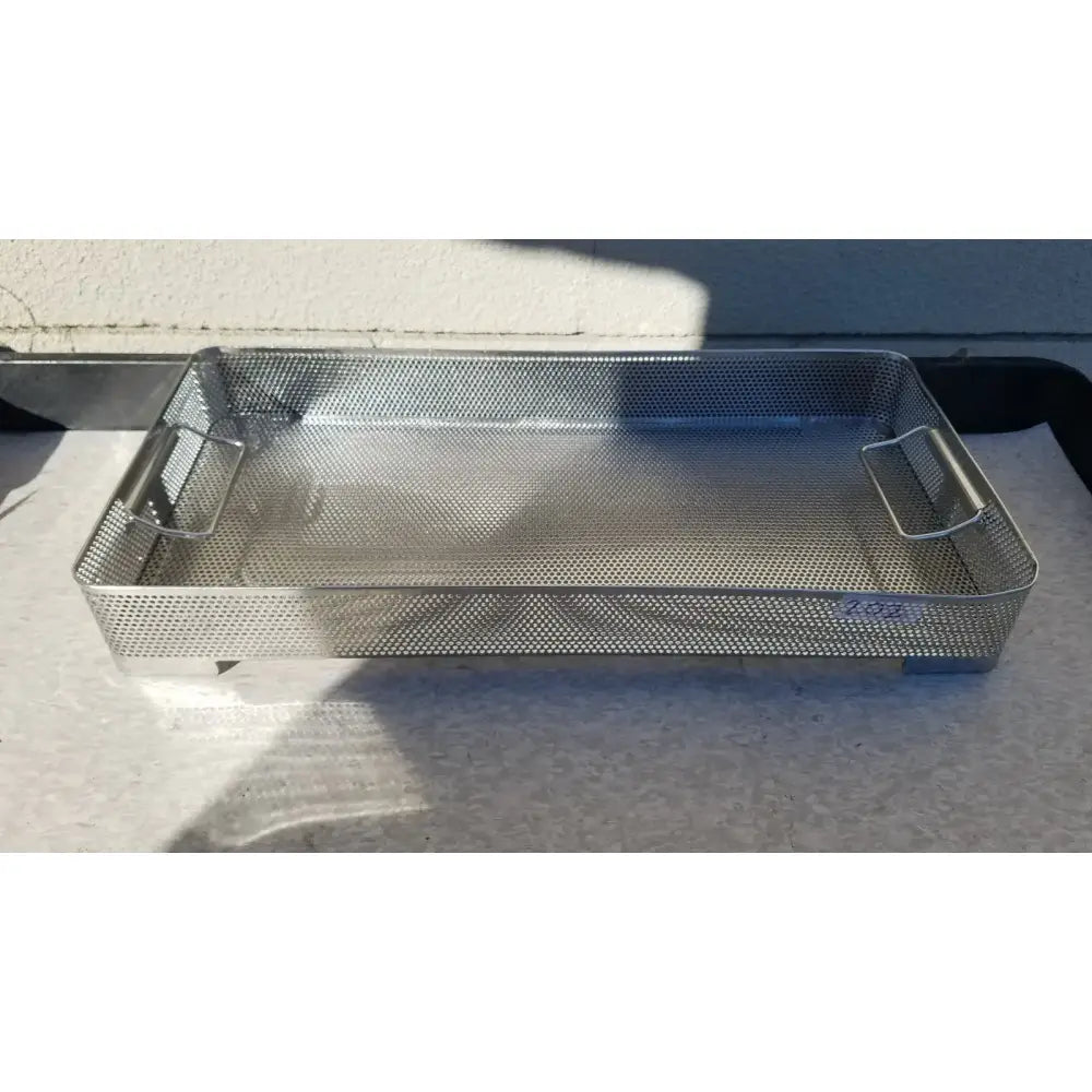 Reuse Medical Stainless Steel Instrument Sterilization Basket Tray Sterilization Trays & Cases, second-hand product photo 1