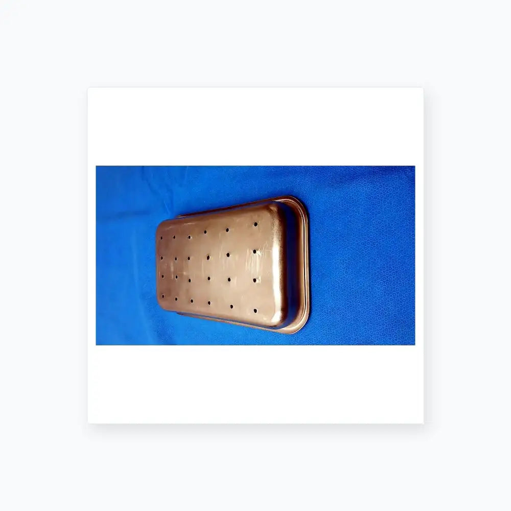 Vollrath Stainless Steel Perforated Instrument Tray Sterilization Container Instrument Sterilization Tray, second-hand product photo 2