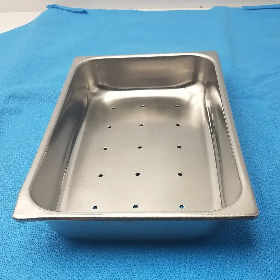 Vollrath Stainless Steel Perforated Instrument Tray Sterilization Container Instrument Sterilization Tray, second-hand product photo 3