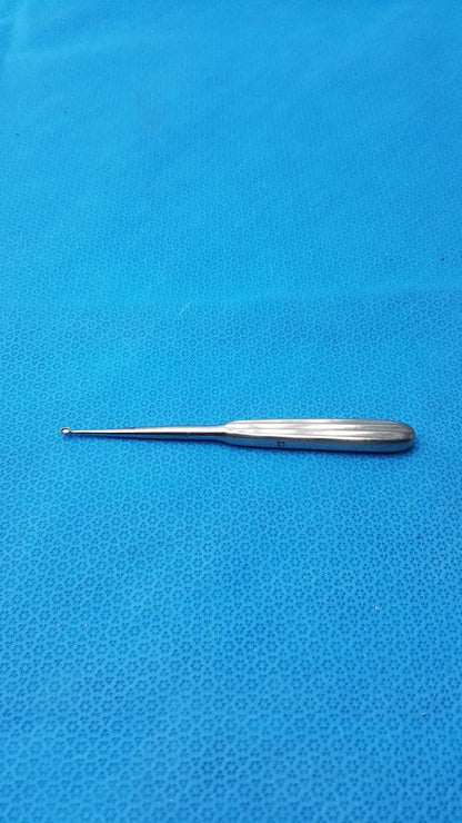 Karl Storz Stainless Steel Spratt Brun Mastoid Curette Surgical Ear Instrument Surgical Curette, second-hand product photo 6