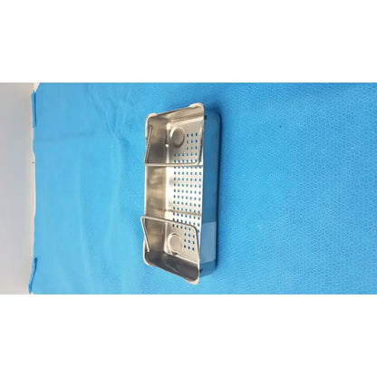 Unbranded Stainless Steel Sterilization Basket 9x5x1.75 in Mini Medical Instrument Tray Sterilization Basket, second-hand product photo 1