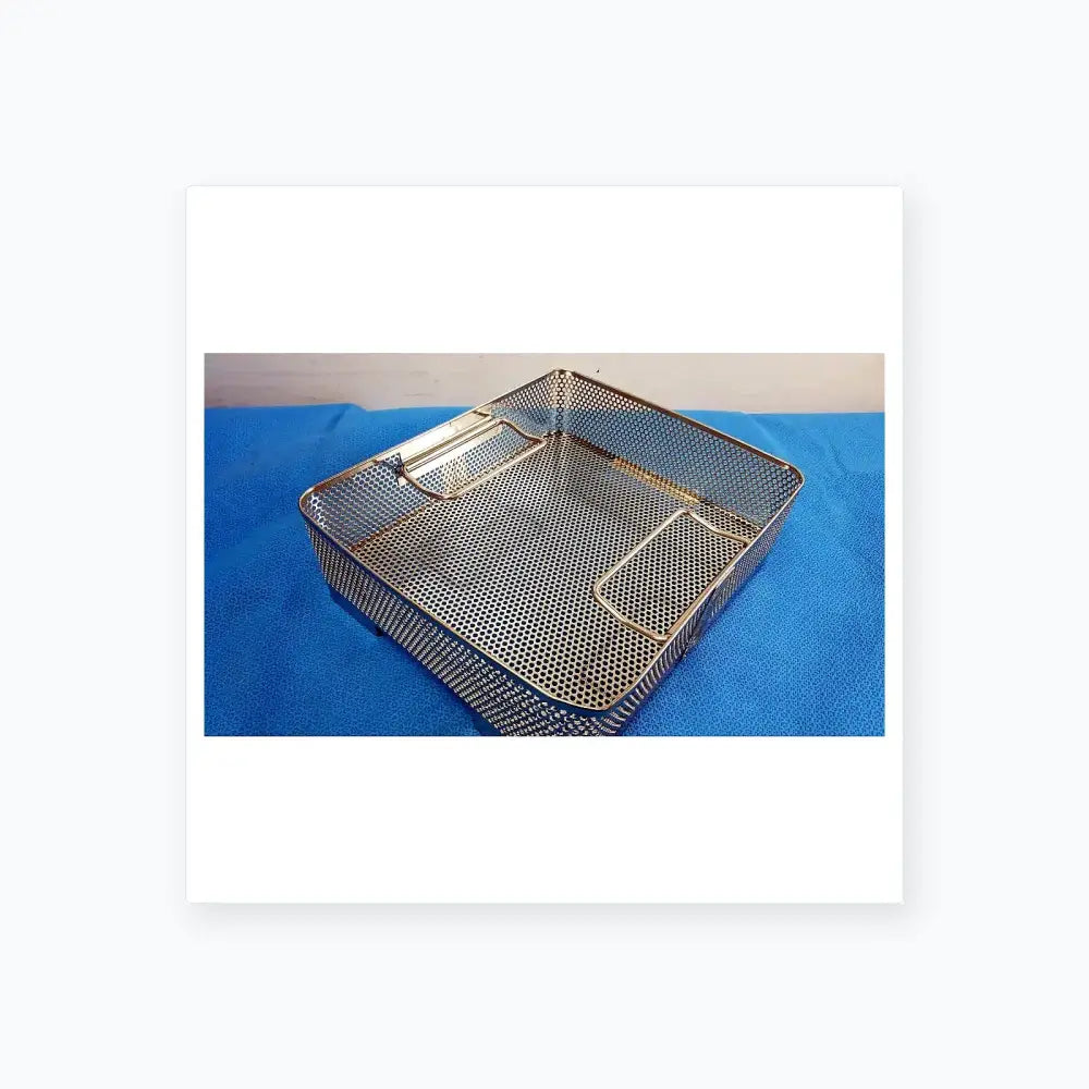 Reuse Medical Equipment Stainless Steel Sterilization Basket Surgical Instrument Sterilization Basket, second-hand product photo 4