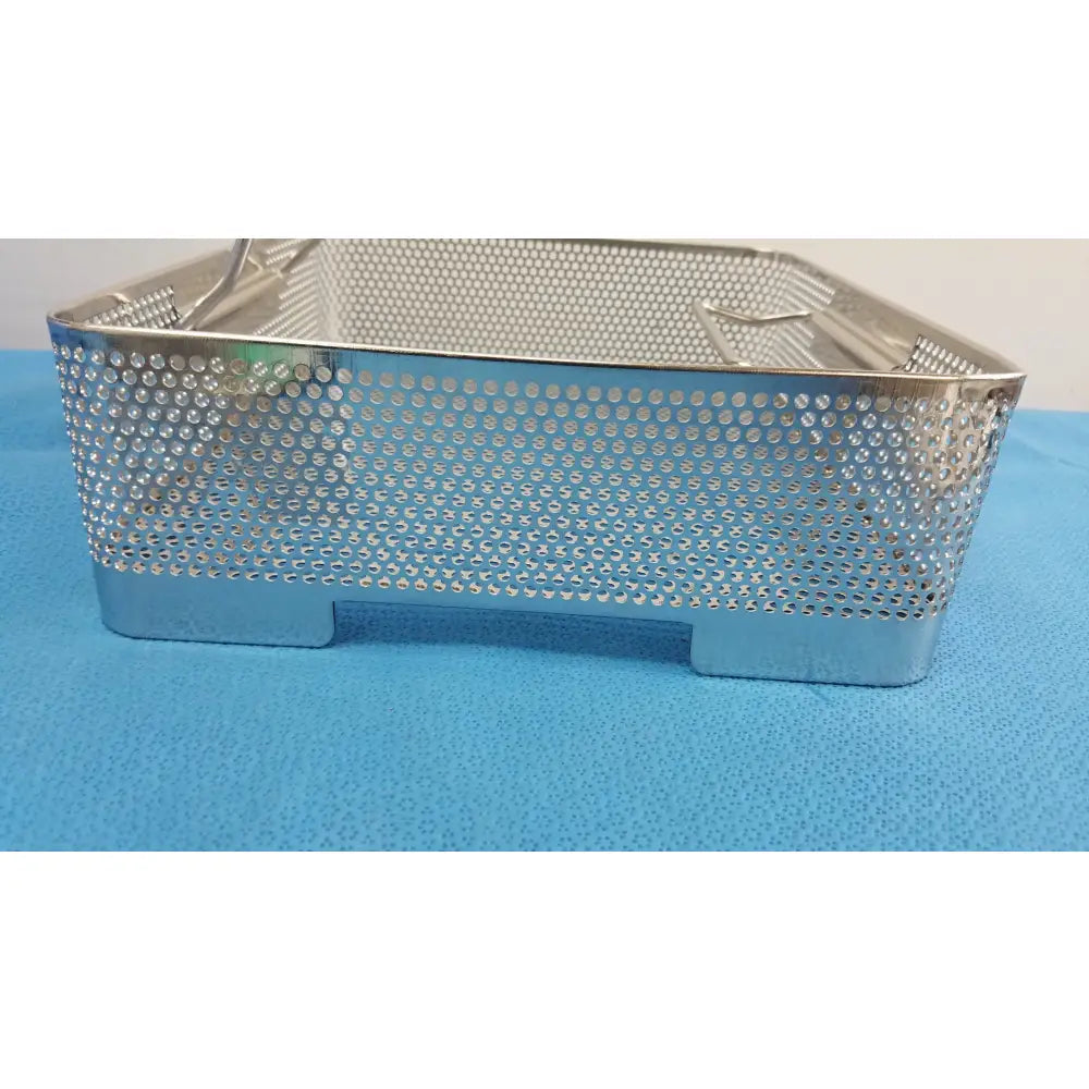Reuse Medical Equipment Stainless Steel Sterilization Basket Surgical Instrument Sterilization Basket, second-hand product photo 3