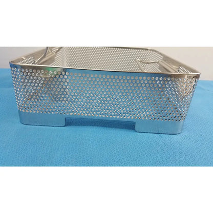 Reuse Medical Equipment Stainless Steel Sterilization Basket Surgical Instrument Sterilization Basket, second-hand product photo 3