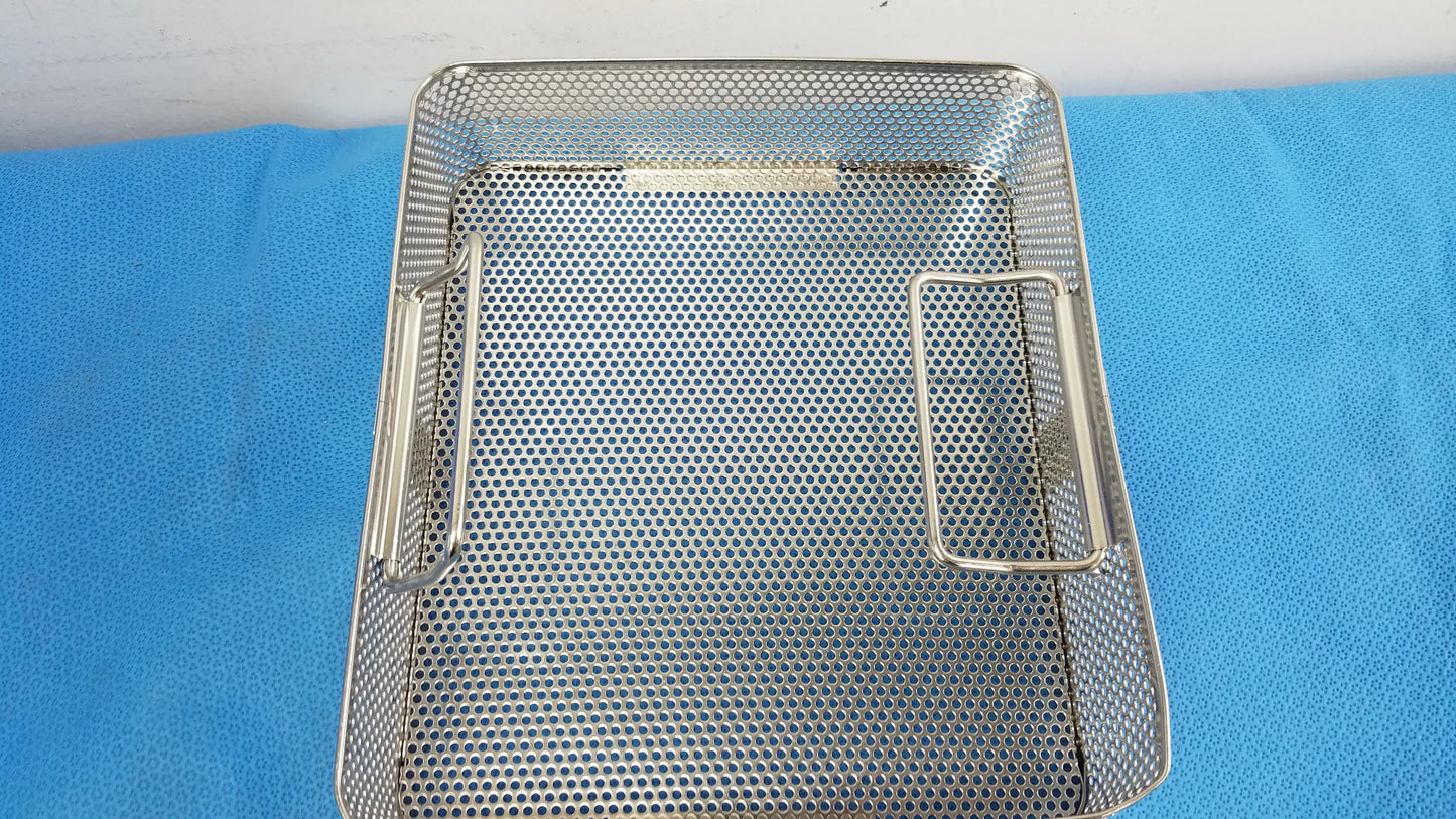 Reuse Medical Equipment Stainless Steel Sterilization Basket Surgical Instrument Sterilization Basket, second-hand product photo 2