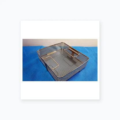 Reuse Medical Equipment Stainless Steel Sterilization Basket Surgical Instrument Sterilization Basket, second-hand product photo 6