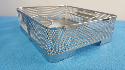 Reuse Medical Equipment Stainless Steel Sterilization Basket Surgical Instrument Sterilization Basket, second-hand product photo 7
