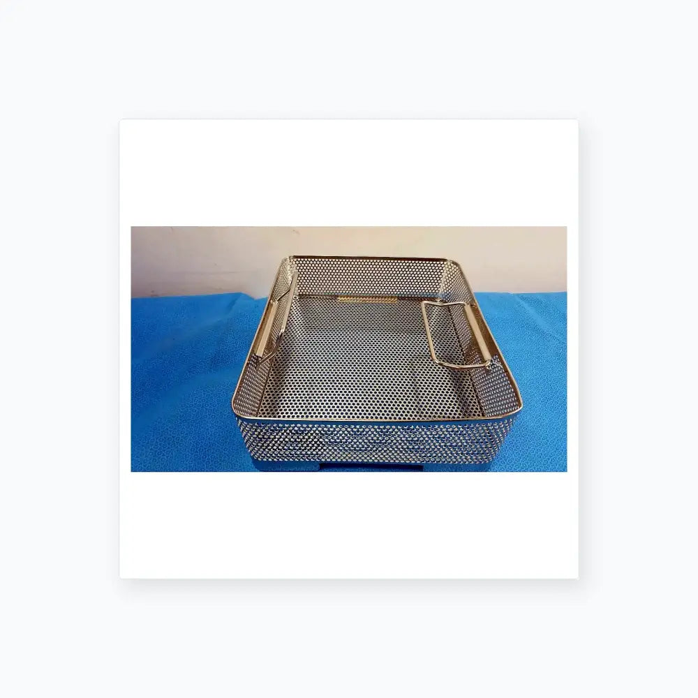 Reuse Medical Equipment Stainless Steel Sterilization Basket Surgical Instrument Sterilization Basket, second-hand product photo 1