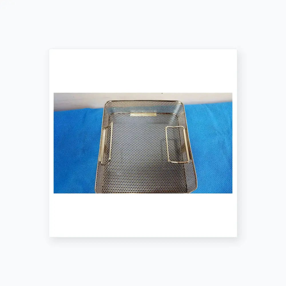 Reuse Medical Equipment Stainless Steel Sterilization Basket Surgical Instrument Sterilization Basket, second-hand product photo 2
