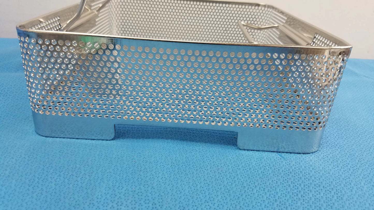 Reuse Medical Equipment Stainless Steel Sterilization Basket Surgical Instrument Sterilization Basket, second-hand product photo 3