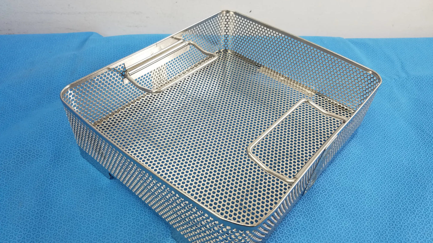 Reuse Medical Equipment Stainless Steel Sterilization Basket Surgical Instrument Sterilization Basket, second-hand product photo 4