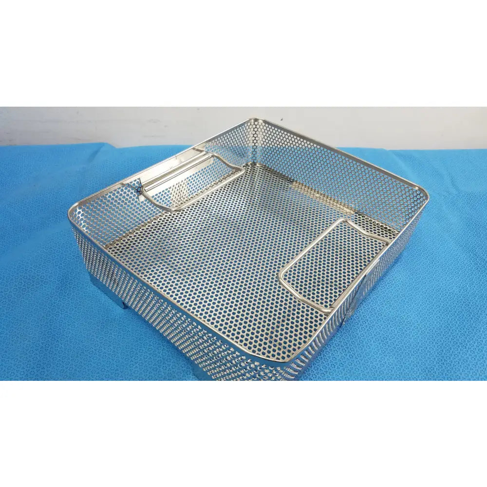 Reuse Medical Equipment Stainless Steel Sterilization Basket Surgical Instrument Sterilization Basket, second-hand product photo 4