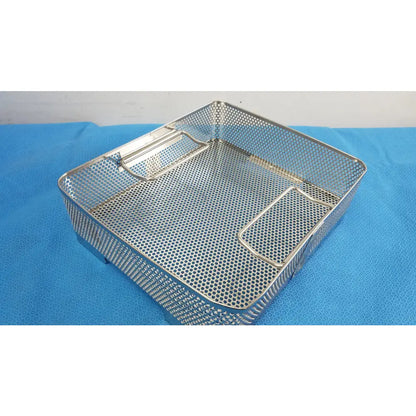 Reuse Medical Equipment Stainless Steel Sterilization Basket Surgical Instrument Sterilization Basket, second-hand product photo 4