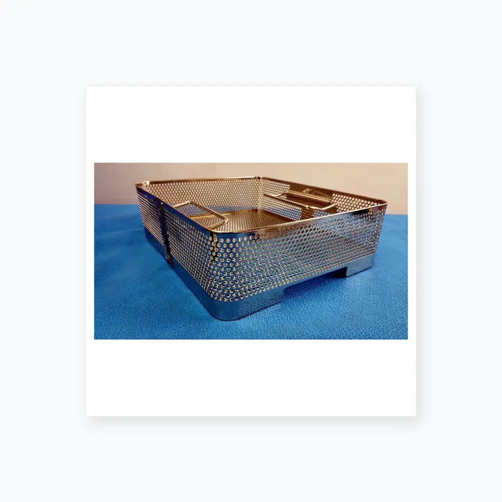 Reuse Medical Equipment Stainless Steel Sterilization Basket Surgical Instrument Sterilization Basket, second-hand product photo 7