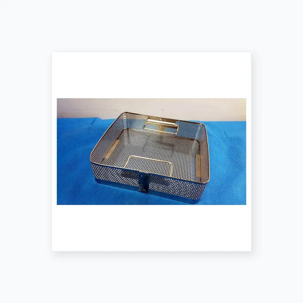 Reuse Medical Equipment Stainless Steel Sterilization Basket Surgical Instrument Sterilization Basket, second-hand product photo 5