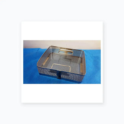 Reuse Medical Equipment Stainless Steel Sterilization Basket Surgical Instrument Sterilization Basket, second-hand product photo 5