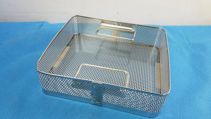 Reuse Medical Equipment Stainless Steel Sterilization Basket Surgical Instrument Sterilization Basket, second-hand product photo 5