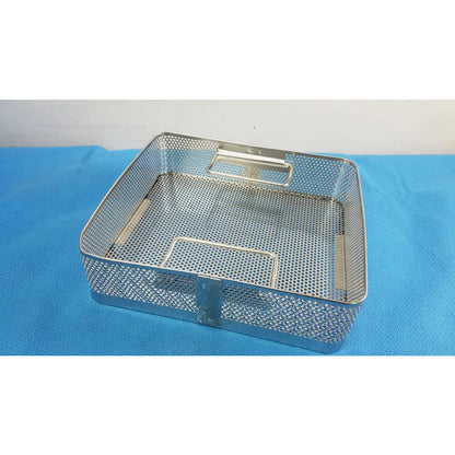 Reuse Medical Equipment Stainless Steel Sterilization Basket Surgical Instrument Sterilization Basket, second-hand product photo 5