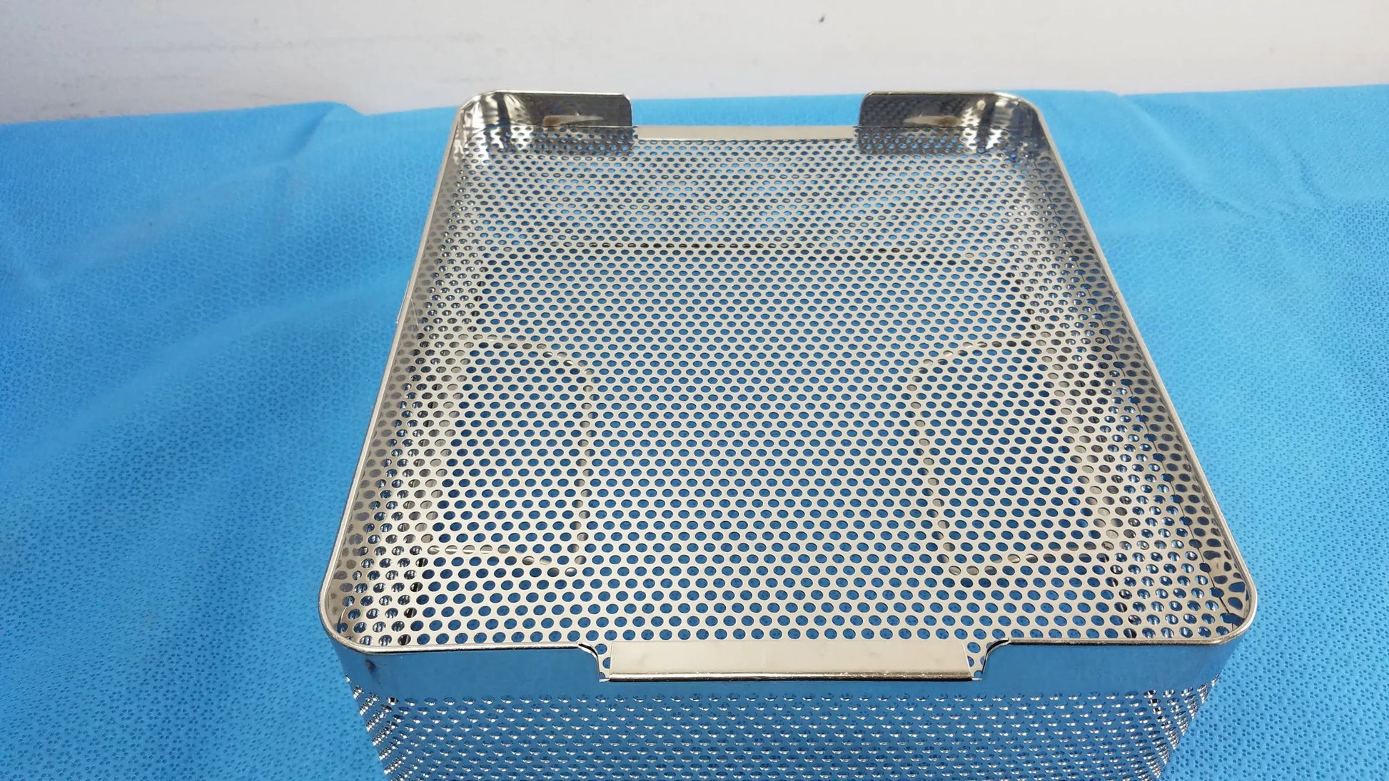 Reuse Medical Equipment Stainless Steel Sterilization Basket Surgical Instrument Sterilization Basket, second-hand product photo 8