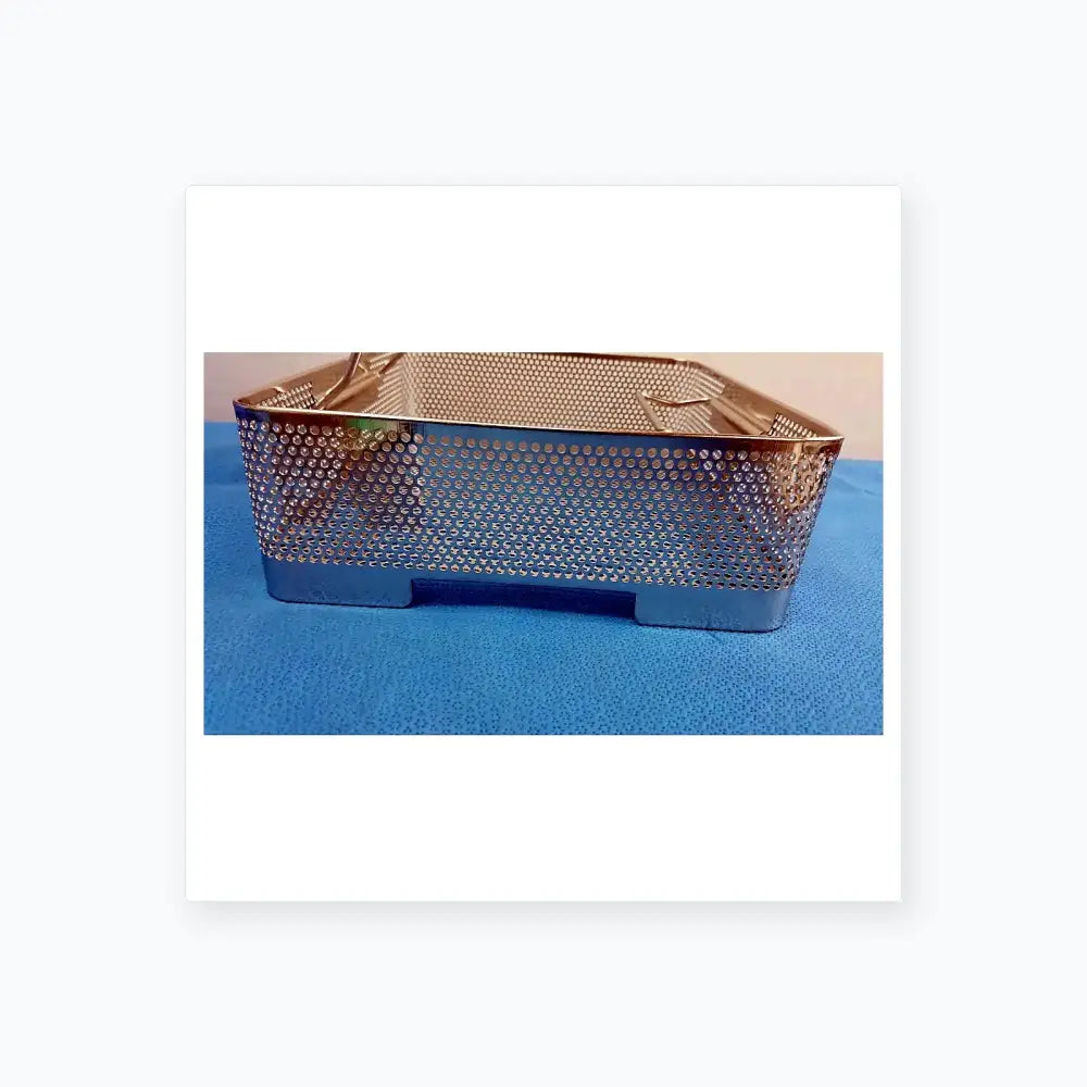 Reuse Medical Equipment Stainless Steel Sterilization Basket Surgical Instrument Sterilization Basket, second-hand product photo 3