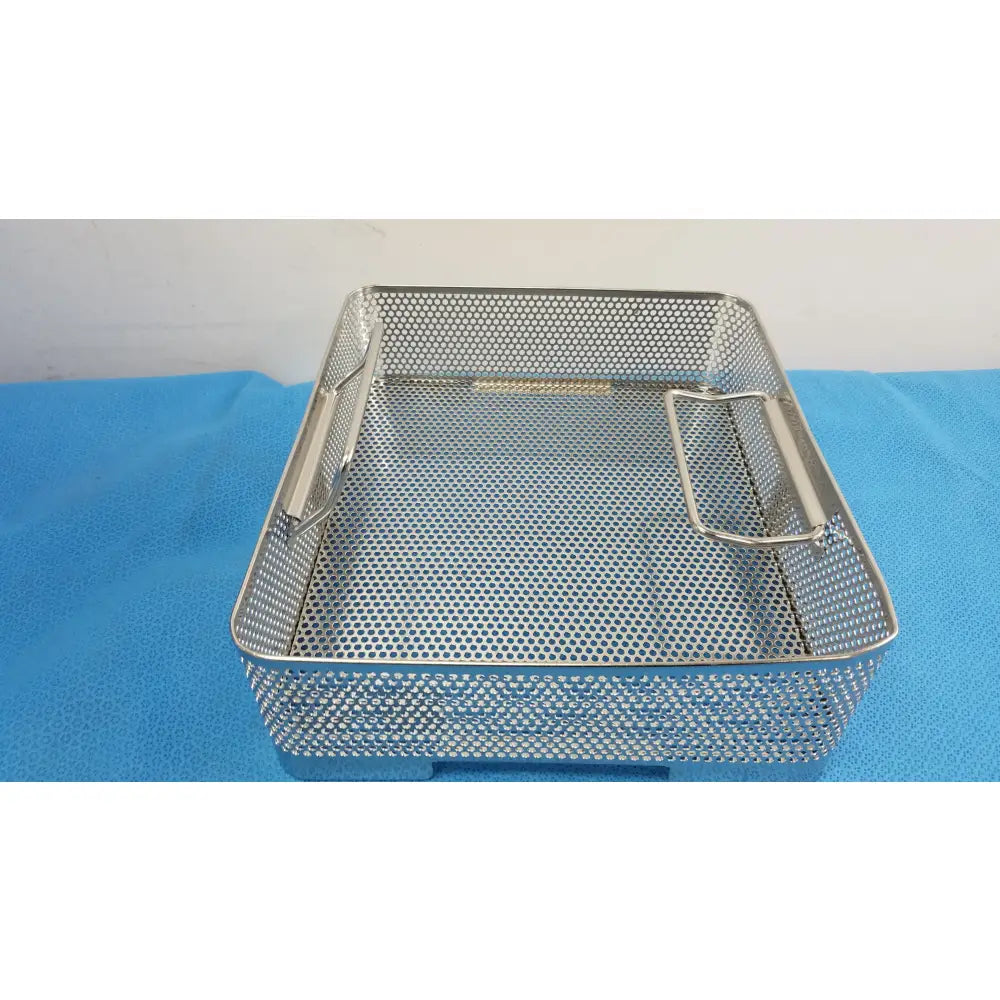 Reuse Medical Equipment Stainless Steel Sterilization Basket Surgical Instrument Sterilization Basket, second-hand product photo 1