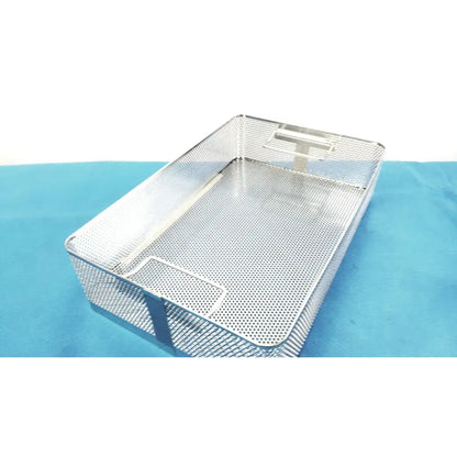 Reuse Medical Equipment Stainless Steel Sterilization Basket Tray Surgical Instrument Sterilization Basket Tray, second-hand product photo 1