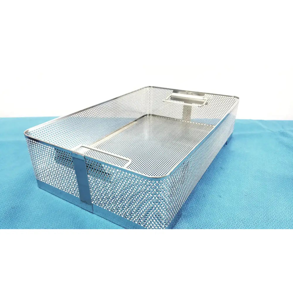 Reuse Medical Equipment Stainless Steel Sterilization Basket Tray Surgical Instrument Sterilization Basket Tray, second-hand product photo 10
