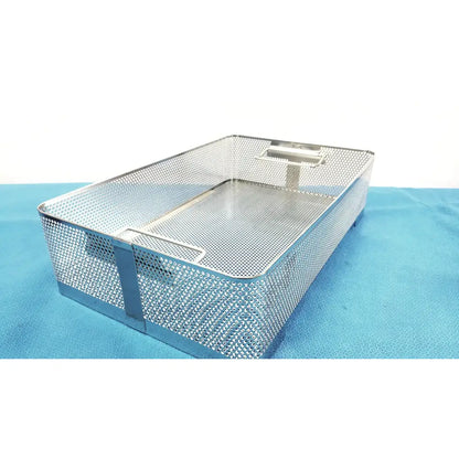 Reuse Medical Equipment Stainless Steel Sterilization Basket Tray Surgical Instrument Sterilization Basket Tray, second-hand product photo 10