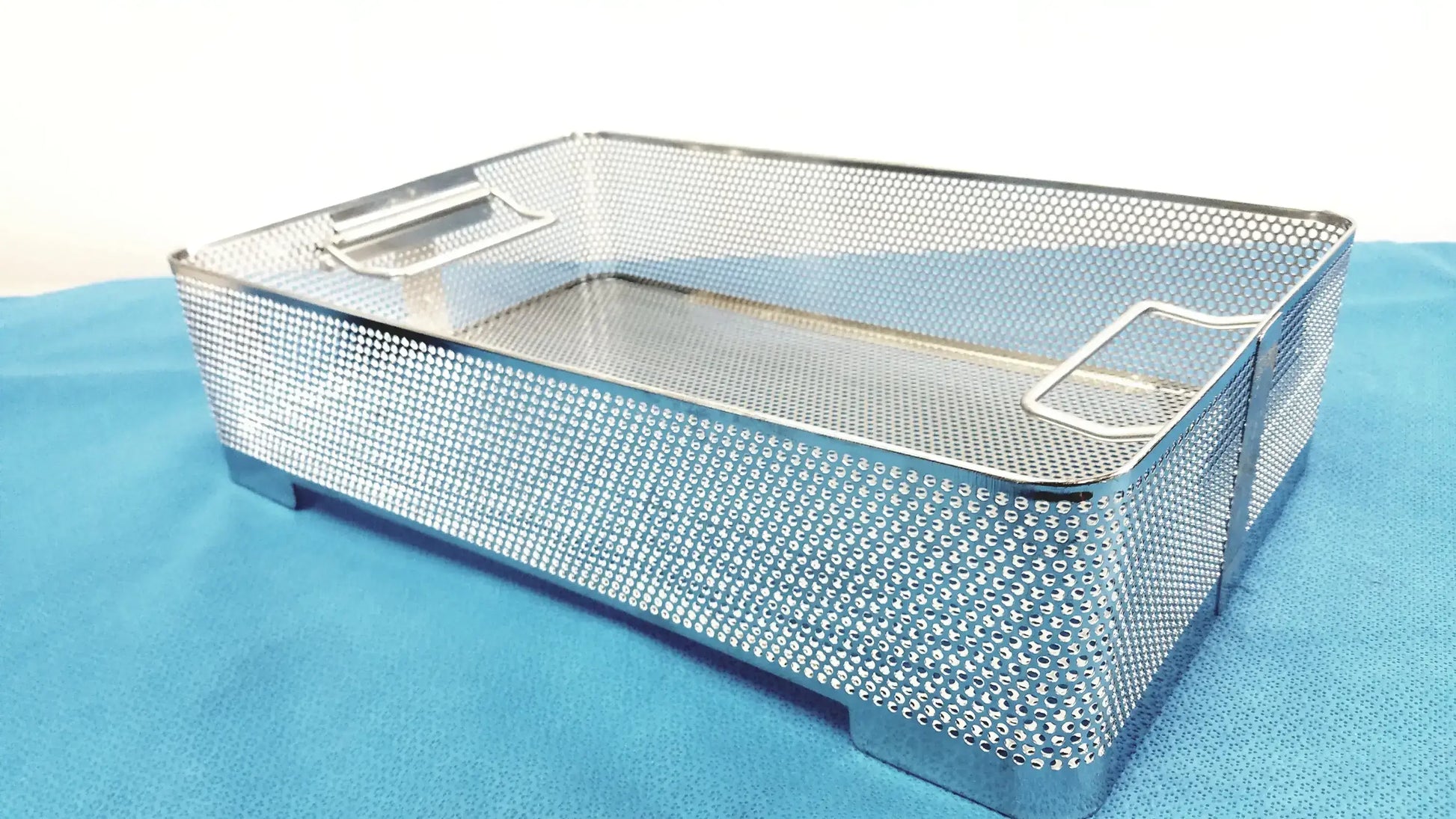 Reuse Medical Equipment Stainless Steel Sterilization Basket Tray Surgical Instrument Sterilization Basket Tray, second-hand product photo 4