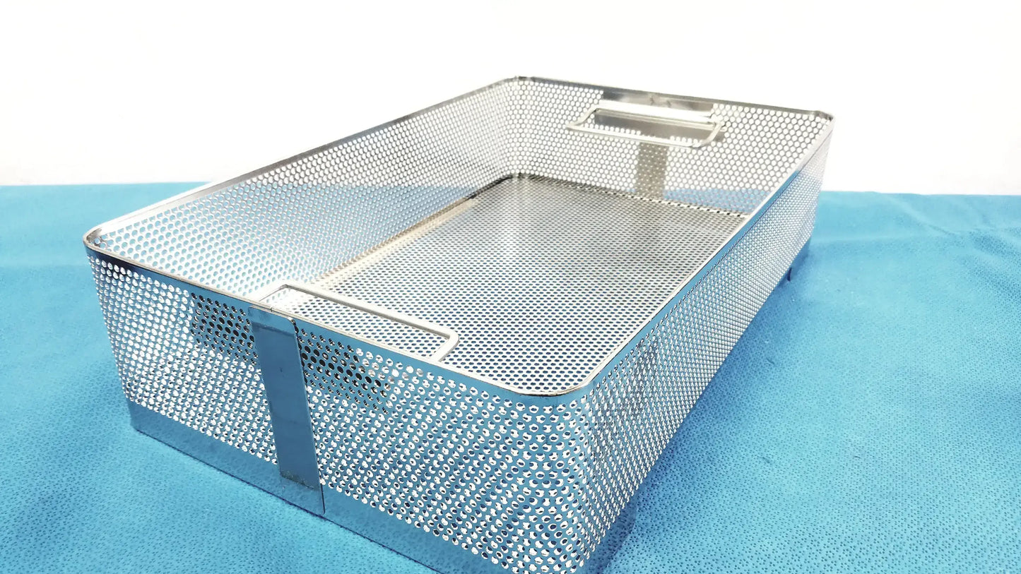 Reuse Medical Equipment Stainless Steel Sterilization Basket Tray Surgical Instrument Sterilization Basket Tray, second-hand product photo 10