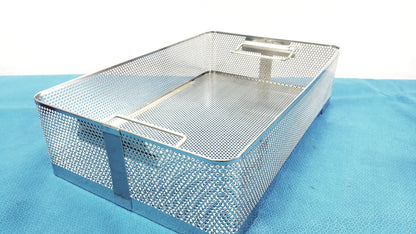 Reuse Medical Equipment Stainless Steel Sterilization Basket Tray Surgical Instrument Sterilization Basket Tray, second-hand product photo 10