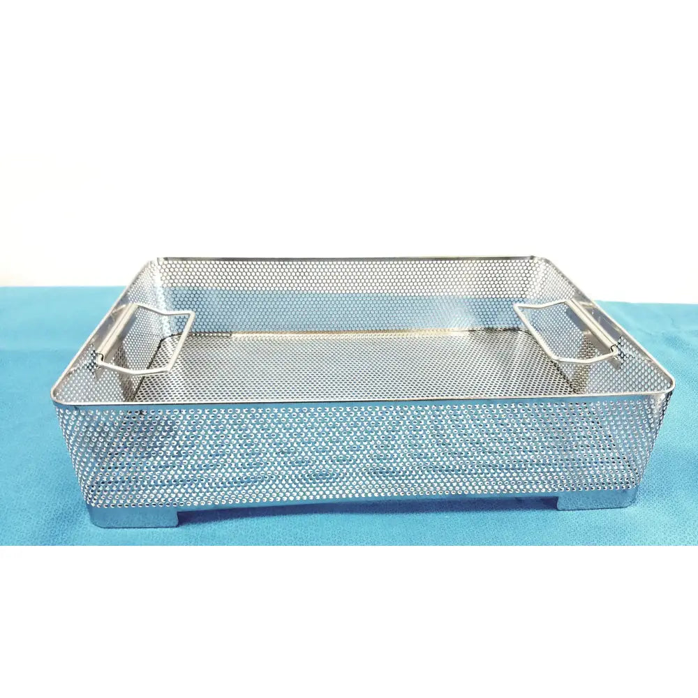 Reuse Medical Equipment Stainless Steel Sterilization Basket Tray Surgical Instrument Sterilization Basket Tray, second-hand product photo 2