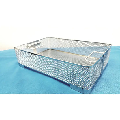 Reuse Medical Equipment Stainless Steel Sterilization Basket Tray Surgical Instrument Sterilization Basket Tray, second-hand product photo 4