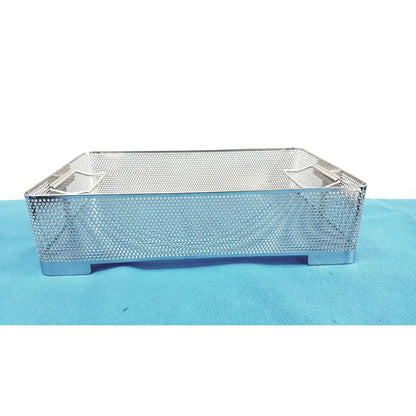 Reuse Medical Equipment Stainless Steel Sterilization Basket Tray Surgical Instrument Sterilization Basket Tray, second-hand product photo 8