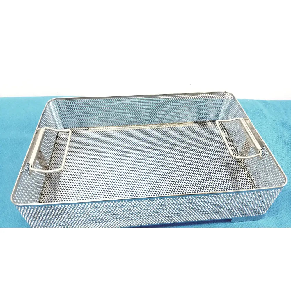 Reuse Medical Equipment Stainless Steel Sterilization Basket Tray Surgical Instrument Sterilization Basket Tray, second-hand product photo 3