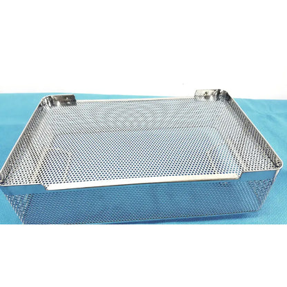 Reuse Medical Equipment Stainless Steel Sterilization Basket Tray Surgical Instrument Sterilization Basket Tray, second-hand product photo 5