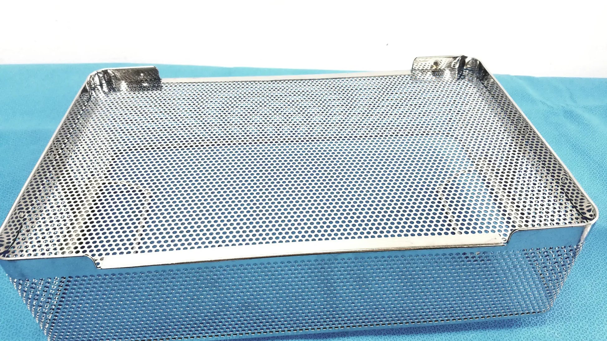 Reuse Medical Equipment Stainless Steel Sterilization Basket Tray Surgical Instrument Sterilization Basket Tray, second-hand product photo 5
