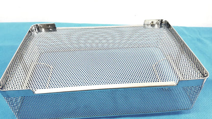 Reuse Medical Equipment Stainless Steel Sterilization Basket Tray Surgical Instrument Sterilization Basket Tray, second-hand product photo 5