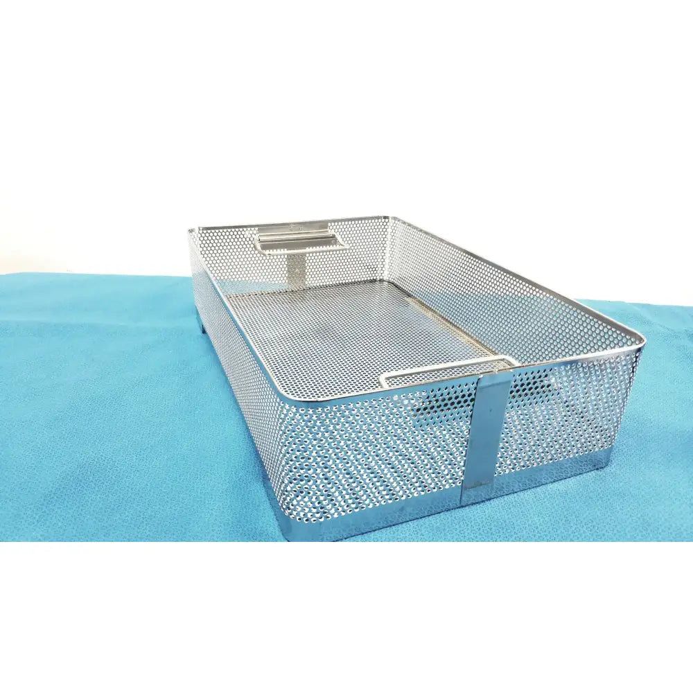 Reuse Medical Equipment Stainless Steel Sterilization Basket Tray Surgical Instrument Sterilization Basket Tray, second-hand product photo 9