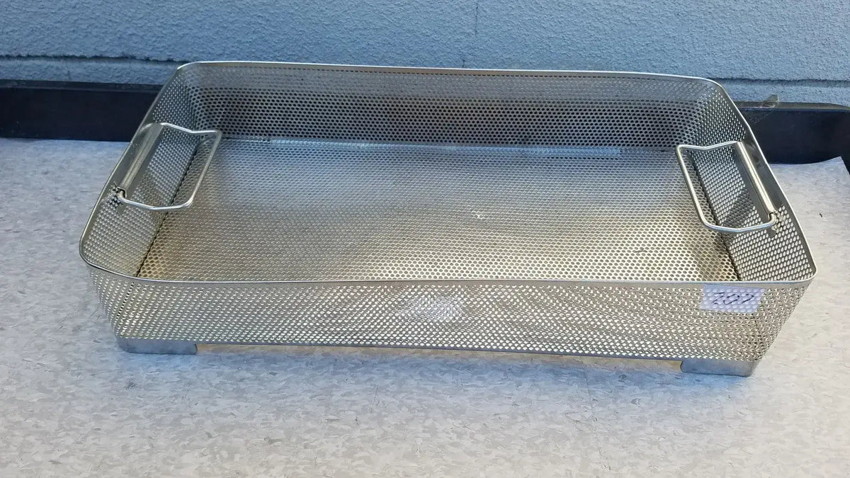 Reuse Medical Stainless Steel Sterilization Basket Tray Sterilization Trays & Cases, second-hand product photo 1