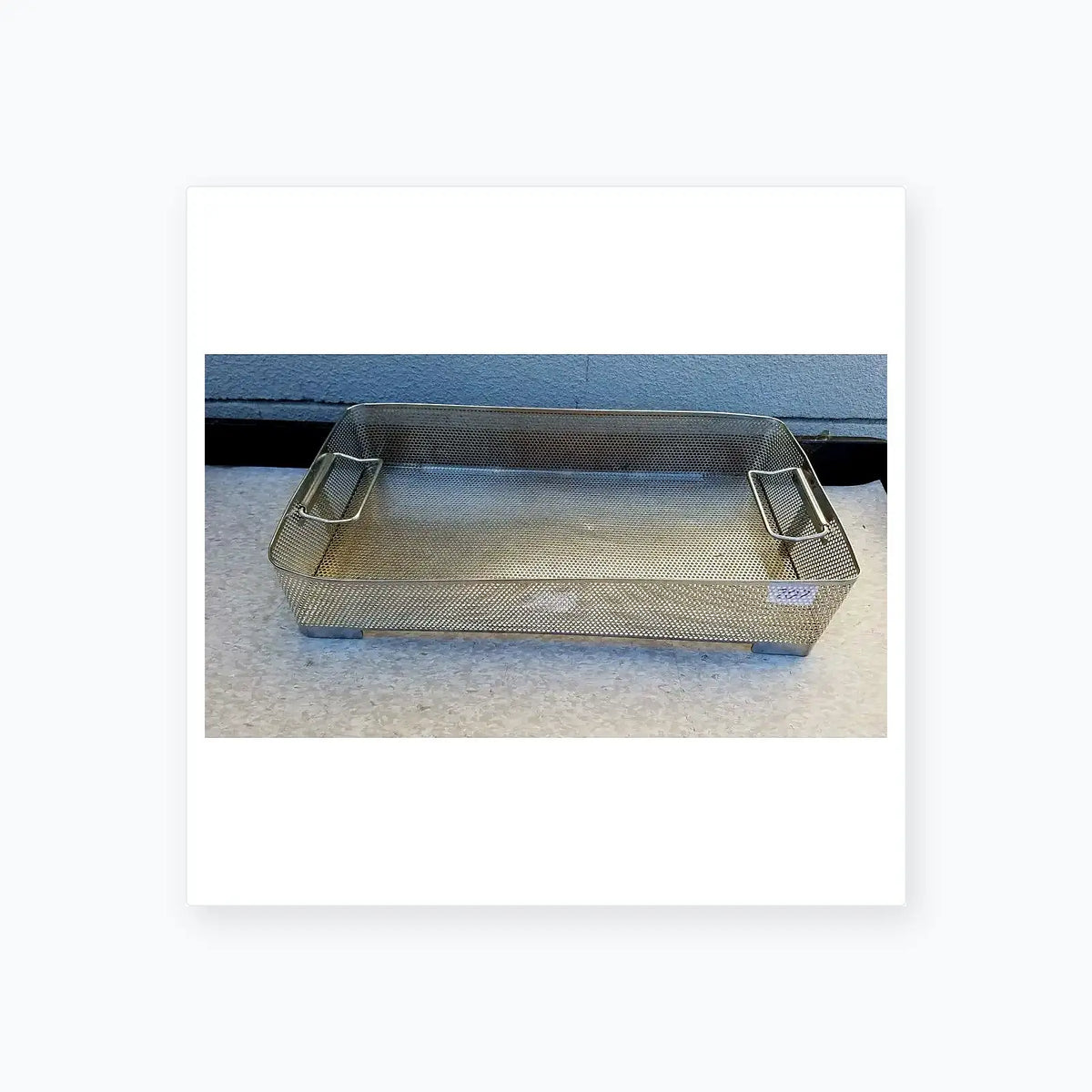 Reuse Medical Stainless Steel Sterilization Basket Tray Sterilization Trays & Cases, second-hand product photo 1