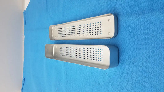 Unbranded Stainless Steel Sterilization Container Box Surgical Instrument Tray Sterilization Container, second-hand product photo 2