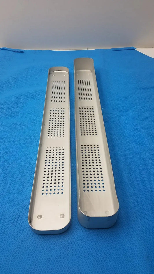Unbranded Stainless Steel Sterilization Scope Container Box 24" x 3.5" x 2" Sterilization Container, second-hand product photo 1