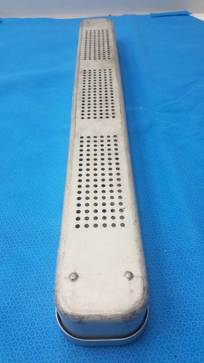 Unbranded Stainless Steel Sterilization Scope Container Box 24" x 3.5" x 2" Sterilization Container, second-hand product photo 2