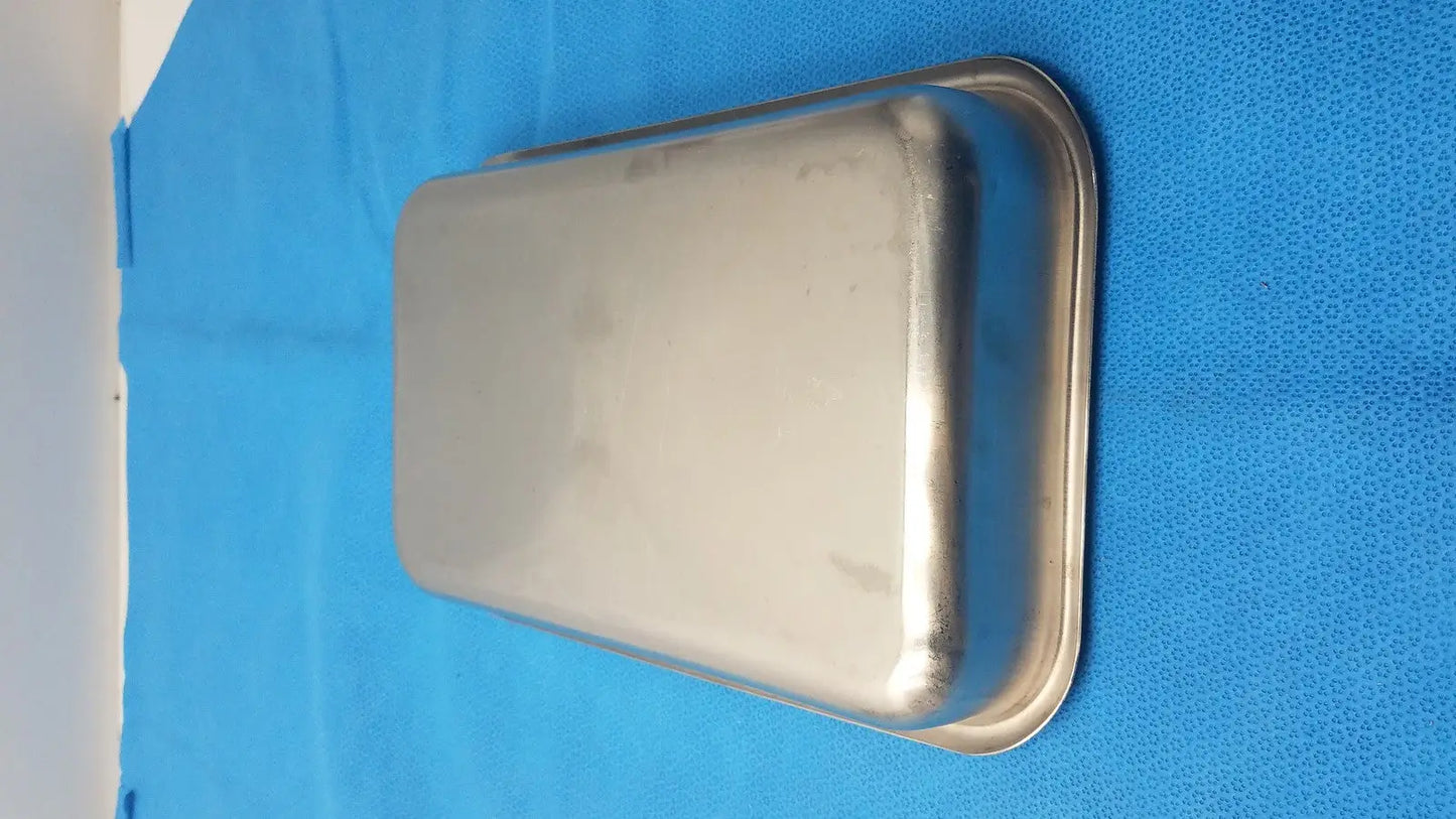 Unbranded Stainless Steel Surgical Sterilization Tray Container 5" x 8.75" Surgical Sterilization Tray, second-hand product photo 2