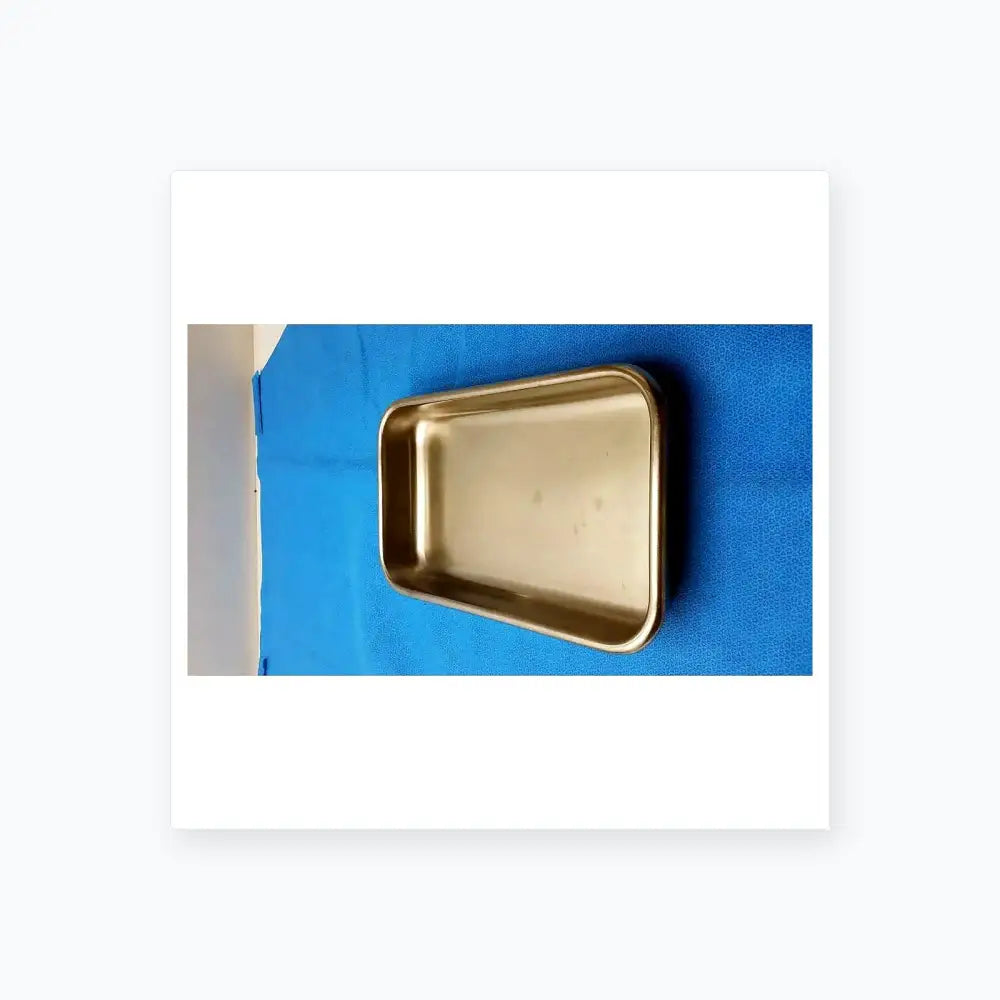 Unbranded Stainless Steel Surgical Sterilization Tray Container 5" x 8.75" Surgical Sterilization Tray, second-hand product photo 1