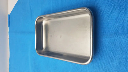 Unbranded Stainless Steel Surgical Sterilization Tray Container 5" x 8.75" Surgical Sterilization Tray, second-hand product photo 3