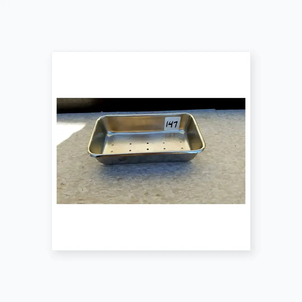 Reuse Medical Stainless Steel Vollrath Sheboygan Tray Case Sterilization Trays & Cases, second-hand product photo 1